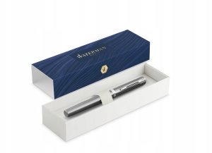 Waterman WATERMAN pióro wieczne IMPRESSION Stainless SteelCT M niebieski pudełko prezentowe 7