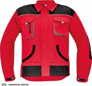 CERVA BE-01-002 - Bluza robocza - czerwony-czarny 46 11