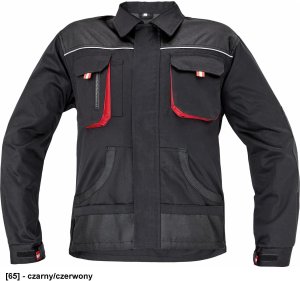 CERVA BE-01-002 - Bluza robocza - czerwony-czarny 46 12