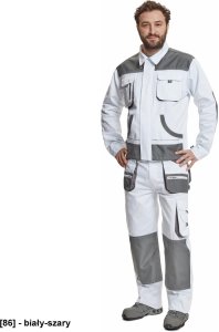 CERVA BE-01-002 - Bluza robocza - czerwony-czarny 46 16