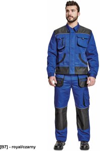 CERVA BE-01-002 - Bluza robocza - czerwony-czarny 46 18
