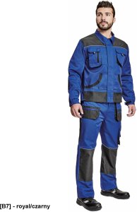 CERVA BE-01-002 - Bluza robocza - czerwony-czarny 46 20