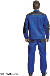 CERVA BE-01-002 - Bluza robocza - czerwony-czarny 46 21