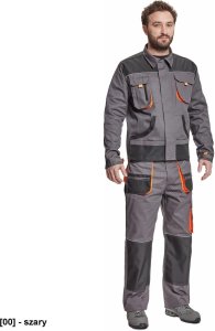 CERVA BE-01-002 - Bluza robocza - czerwony-czarny 46 4