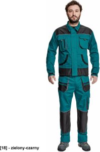 CERVA BE-01-002 - Bluza robocza - czerwony-czarny 46 7