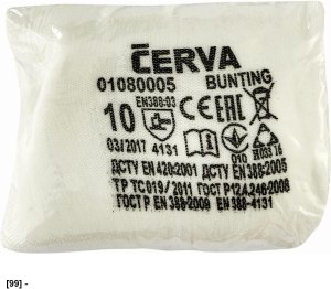 CERVA BUNTING - Rękawice dziane, bezszwowe, nylonowe z cienką warstwą poliuretanu w części chwytnej 9 5