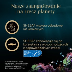 Sheba SHEBA Filety z kurczakiem, rybami oceanicznymi i krewetkami w sosie tacka 60g 8