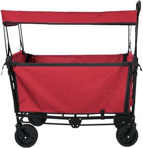 Stabilus Składany Wózek Ręczny Czerwony 105 x 56.5 x 116 cm 3