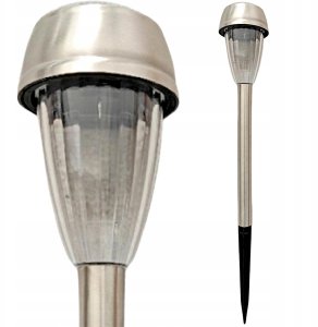 Saska Garden LAMPA SOLARNA 6X39,5CM INOX 2