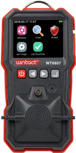 Wintact Detektor miernik dwutlenku węgla stężenia czujnik CO2 z datą alarmem i TEMP 2