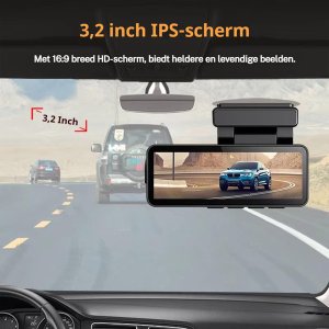 Wideorejestrator Diaway Kamera Wideorejestrator Samochodowa 4K GPS + Tylna Kamera Rejstrator WiFi HD 7