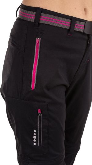 4f Spodnie trekkingowe 2w1 damskie T4L15.SPDC002 grafitowe r. XS 3