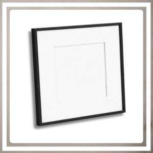 Ramka Lumarko 30x30 cm na zdjęcia plakaty puzzle kwadratowa z passe partout plexsi 3