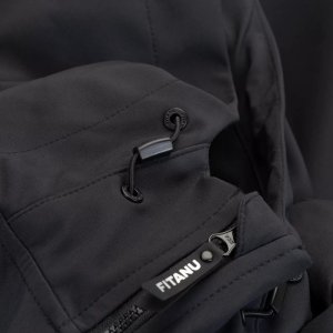 Kurtka męska Berg Outdoor Męska kurtka przejściowa softshell Fitanu FARISE SOFTSHELL czarny rozmiar L 12