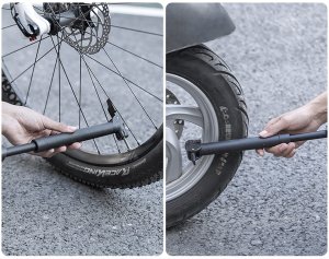Wozinsky Pompka rowerowa ręczna kompaktowa 80 PSI 5.5 bar - czarna Pompka rowerowa ręczna kompaktowa 80 PSI 5.5 bar - czarna 9