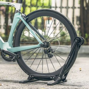 Wozinsky Stojak rowerowy składany serwisowy do kół 20-29 cali - czarny Stojak rowerowy składany serwisowy do kół 20-29 cali - czarny 4