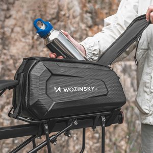 Wozinsky Sakwa torba rowerowa o sztywnej konstrukcji na bagażnik 9l - czarna Sakwa torba rowerowa o sztywnej konstrukcji na bagażnik 9l - czarna (5907769380570) 10