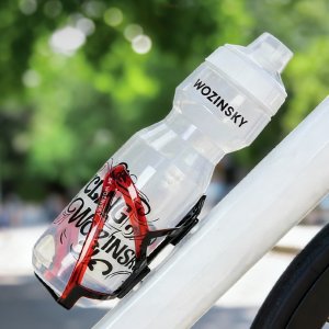 Wozinsky Koszyk uchwyt rowerowy na bidon - czarno-czerwony Koszyk uchwyt rowerowy na bidon - czarno-czerwony 4