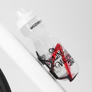 Wozinsky Koszyk uchwyt rowerowy na bidon - czarno-czerwony Koszyk uchwyt rowerowy na bidon - czarno-czerwony 5