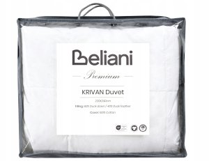 Beliani Kołdra lekko ciepła KRIVAN Kacze pióra i puch 220 x 240 cm (673717 Bel) 6