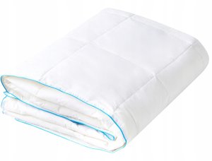 Beliani Kołdra lekko ciepła CERVINO Kacze pióra i puch 200 x 200 cm (673794 Bel) 2