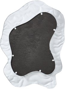 Lustro Beliani Lustro ścienne Linas 51 cm 67 cm Szary 4