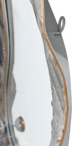 Lustro Beliani Lustro ścienne Linas 51 cm 67 cm Szary 5