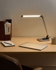 Lampka biurkowa Beliani srebrna  (668137   Bel) 2