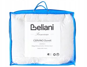 Beliani Kołdra lekko ciepła CERVINO Kacze pióra i puch 220 x 240 cm 6