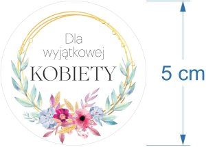 pincello Naklejki arkusz etykiet dziewczyny koleżanek dla wyjątkowej kobiety DZIEŃ KOBIET pracy 24 szt. 5 cm (E-KOB_01_C5) 2