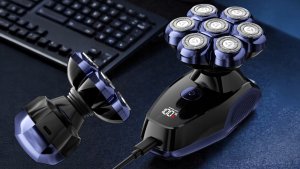 Enchen Golarka elektryczna do głowy Alien Pro 2 Akumulatorowa 7 Głowic 5