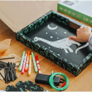 Kidywolf Illuminated Wall Decoration Set 3-pieces Dino 4