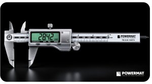 Powermat Suwmiarka cyfrowa LCD 150 MM 0,01 MM pomiar wewnętrzny zewnętrzny 2 baterie 13