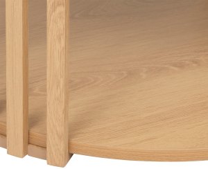 5five Stolik kawowy lamele, okrągły SLAT, 60 cm 2