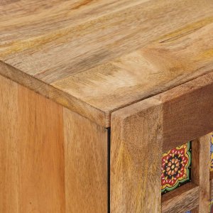 vidaXL Bufet z drzwiami 60 x 33 x 75 cm Drewno z mango 6