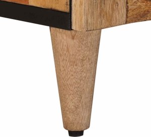 vidaXL Bufet z drzwiami 60 x 33 x 75 cm Drewno z mango 8