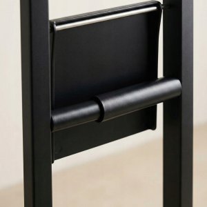 KingHoff Szczotka do WC z uchwytem na papier toaletowy ARLE, 77 cm 4