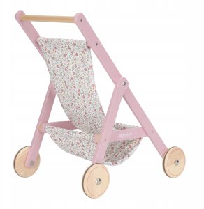 Little Dutch Drewniany wózek dla lalek-buggy ´Soft Flowers´ 2