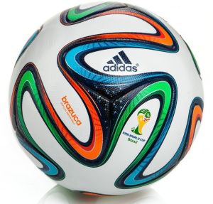 Adidas Piłka nożna World Cup 2014 Brazuca Official Match Ball 5 Adidas uniw - 4054069665041 5