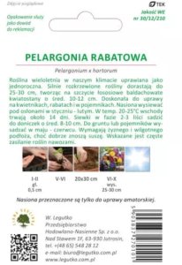 Legutko Pelargonia Gama F1 - łososiowa 2