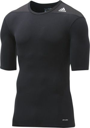 Adidas Koszulka męska TechFit Compression Base SS Black/Black r. M 1