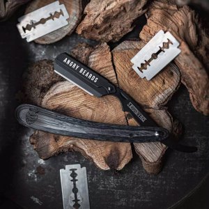 Men Rock Brzytwa do golenia Angry Beards Shavette Garrigue 3