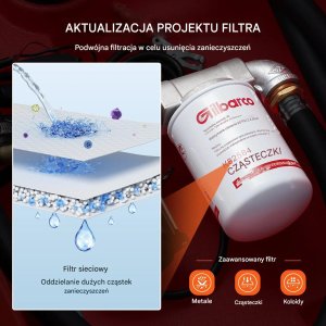 Lumarko Zbiornik paliwa 181,7L z pompą 12V mobilny tank do diesla i benzyny 5