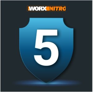 Worx Zszywacz WORX WX844.9 NITRO Regulacja siły bicia 2 cykle wbijania 5