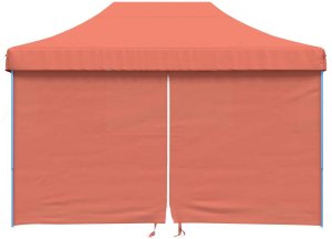 vidaXL vidaXL Namiot Imprezowy terakota 279 x 410 x 315 cm Materiał Oxford 4