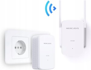 Adapter powerline TP-Link Mercusys MP510 KIT V1 - Powerline-Adapter-Kit 1GbE, HomePlug AV (HPAV), HomePlug AV (HPAV) 2.0 - do gniazdka (opakowanie z 2) 2