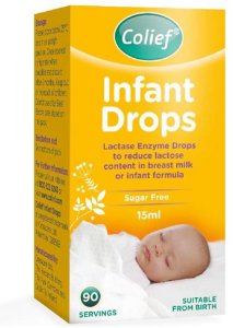 Carriwell Colief, Infant Drops, Lactase Enzyme, Anti-Colic, Drops, 15 ml For Children 3