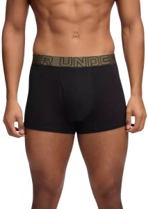 Under Armour Bokserki męskie UNDER ARMOUR Czarne/Khaki - 3 PAK Performance S 2