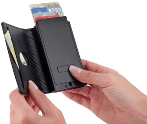 Troika TROIKA 2-in-1 Wallet SHERLOCK HOME CARBON 5