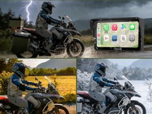 Carpuride Carpuride W602BS Pro Ekran motocyklowy BMW Wonder Wheel CarPlay 6,25" 4